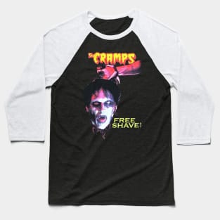 The Cramps // Free Shave! Baseball T-Shirt